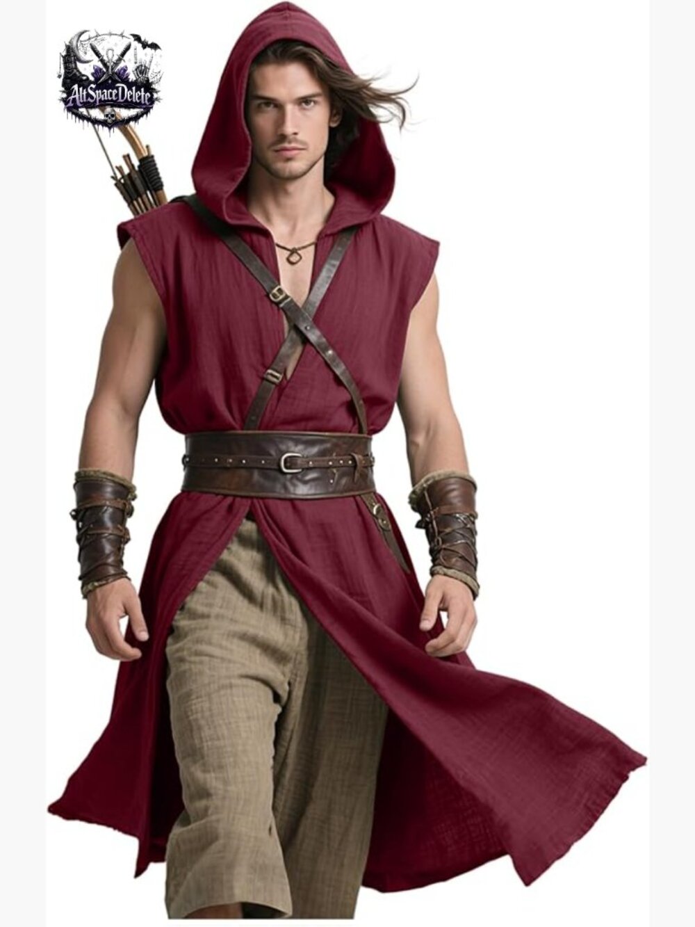 Medieval Sleeveless Surcoat Renaissance Tabard LARP Costume